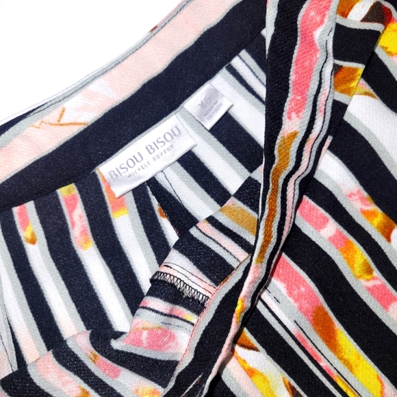 Palazzo BISOU BISOU flowy Flare pants size XS - Picture 11 of 11